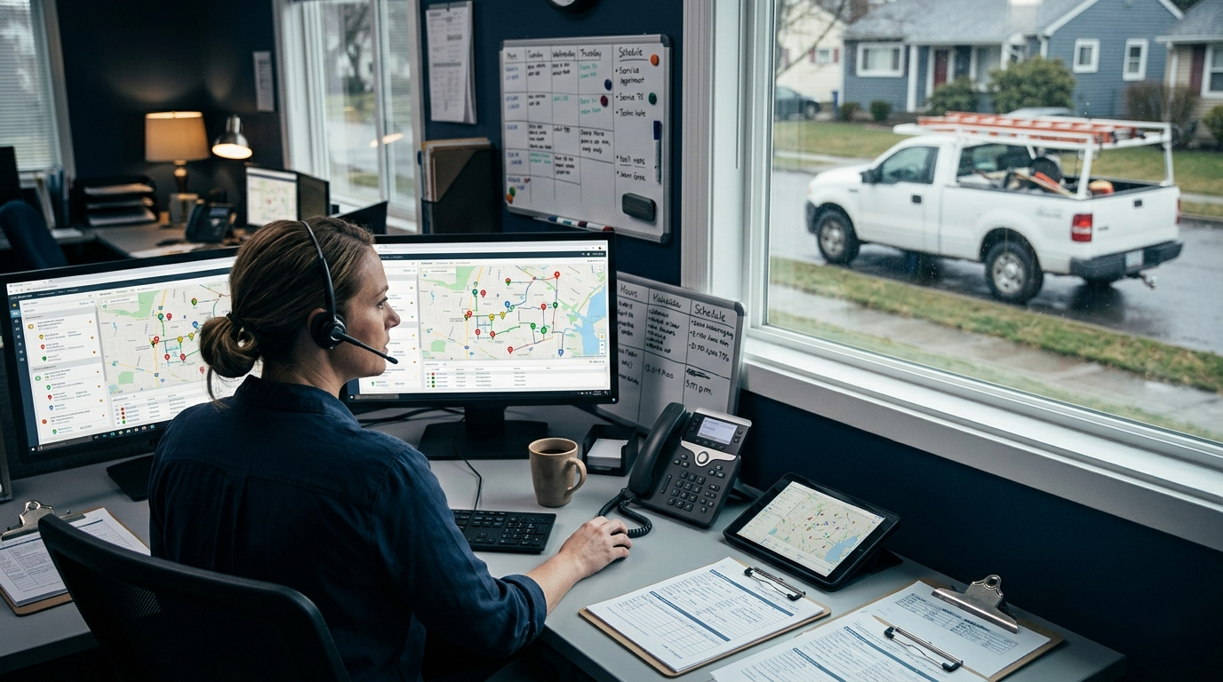 AI Dispatch Workflows for Home Service Offices: A Practical Playbook for Faster, Cleaner Scheduling visual 2